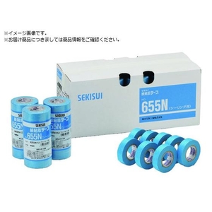 積水化学工業 積水/和紙粘着テープ#655N シーリング用 18×18 1パック=7巻入 FC110ZJ-2726554-イメージ1