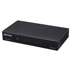 バッファロー スイッチングハブ ブラック LSW7-GT-8ES/BK-イメージ1