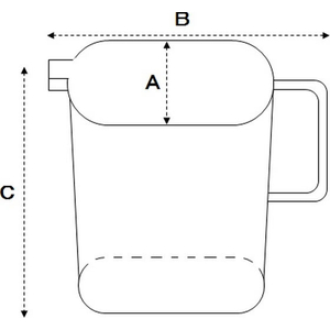 エスコ 500mL 計量カップ(耐熱) FCJ108N-EA991KA-37-イメージ3