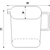 エスコ 500mL 計量カップ(耐熱) FCJ108N-EA991KA-37-イメージ3