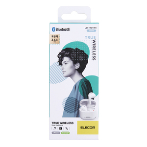 エレコム 完全ワイヤレスBluetoothヘッドホン ホワイト LBT-TWS11WH-イメージ2