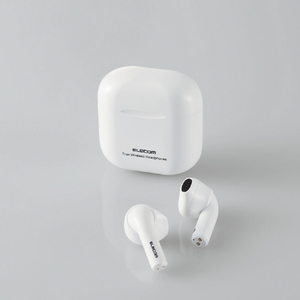 エレコム 完全ワイヤレスBluetoothヘッドホン ホワイト LBT-TWS11WH-イメージ4