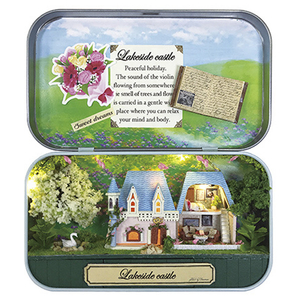 やのまん ミニチュアハンドメイドキット ミニチュアット レイクサイド キャッスル 516-25 YM51625レイクサイドキヤツスル やのまん ミニチュアハンドメイドキット ミニチュアット レイクサイド キャッスル 516-25 YM51625レイクサイドキヤツスル