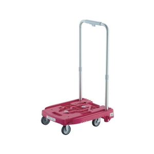 トラスコ中山 樹脂台車 カルティオミニ weego ピンク FC525HS-8187006-イメージ1