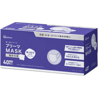 アイリスオーヤマ プリーツマスク 大きめサイズ 40枚入 ホワイト FCF859U-PK-NV40LL