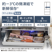 パナソニック NR-F60WX2-X 601L 6ドア冷蔵庫 オニキスミラー
