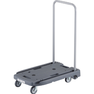 トラスコ 樹脂台車 こまわり君 省音Ｇ車輪 ６００Ｘ３９０ アーセナルグレー 完成品 MP-6039N2-DG-イメージ1