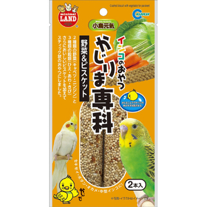マルカン インコのおやつかじりま専科野菜&ビスケット ｲﾝｺﾉｵﾔﾂｶｼﾞﾘﾏｾﾝｶﾔｻｲﾋﾞｽｹﾂﾄ-イメージ1