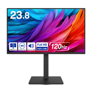 グリーンハウス 23.8型ディスプレイ フルHD GH-LCW24LH-BK グリーンハウス GH-LCW24VH-BK 23．8型液晶ディスプレイ ブラック