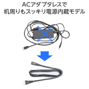 グリーンハウス 23．8型液晶ディスプレイ ブラック GH-LCW24VH-BK-イメージ13