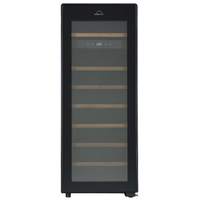 フィラディス FJE-76GS(BK) 【右開き】薄型ワインセラー(29本収納