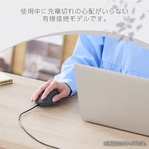エレコム SHELLPHA USB有線マウス[3ボタン/Sサイズ] ブラック M-SH11UBSKBK-イメージ5