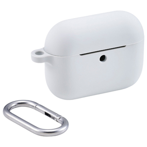 エレコム AirPods Pro 3用シリコンケース グレー AVA-AP07SCGY-イメージ1
