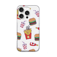 AKAN iPhone 16 Pro用ソフトクリアケース ファストフードファンタジー AK27026I16PR