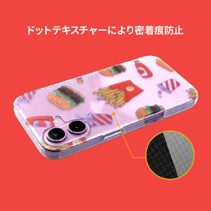 AKAN iPhone 16 Pro用ソフトクリアケース ファストフードファンタジー AK27026I16PR-イメージ10