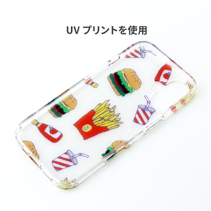 AKAN iPhone 16 Pro用ソフトクリアケース ファストフードファンタジー AK27026I16PR-イメージ9