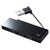サンワサプライ USB2．0ハブ 4ポート ブラック USB-2H416BK-イメージ1