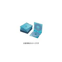 エレコム CD/DVDスリムプラケース/2枚収納/10パック/クリアブルー CCD-JSCSW10CBU