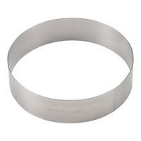 江部松商事 EBM/18-8 アルゴン溶接 丸型 ケーキリング 180×H45 FC200LV-7402000