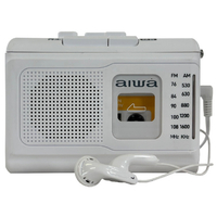 aiwa GAA4-PCR0001-WH ポータブルラジオカセットレコーダー