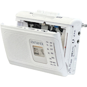 aiwa ポータブルラジオカセットレコーダー GAA4-PCR0001-WH-イメージ4