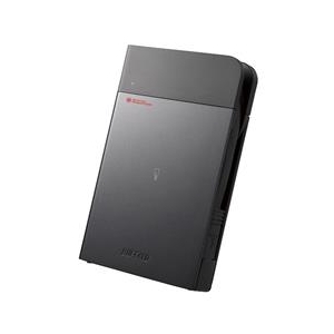 BUFFALO ICカードセキュリティ 強制暗号化 ウイルスチェック 耐衝撃ポータブルHDD(1TB) HDS-PZN1.0U3TV3-イメージ1