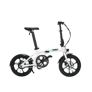 ERWAY 16型折りたたみ電動アシスト自転車 ホワイト ERWAY-A01LITE-WT-イメージ1