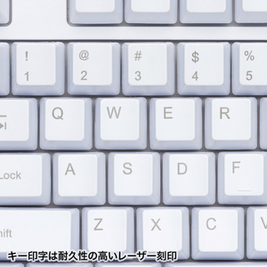 サンワサプライ 英語USBキーボード  ホワイト SKB-E5UW-イメージ5