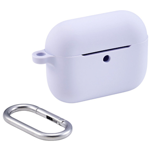 エレコム AirPods Pro 3用シリコンケース パープル AVA-AP07SCPU-イメージ1