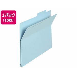 プラス 持ち出しフォルダー A4ヨコ ロイヤルブルー FL-061PF 10枚 FCT6462-87-121FL-061PF-イメージ1