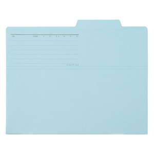 プラス 持ち出しフォルダー A4ヨコ ロイヤルブルー FL-061PF 10枚 FCT6462-87-121FL-061PF-イメージ2