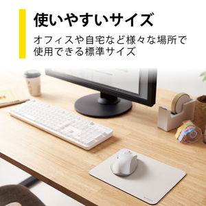 エレコム シンプルマウスパッド グレー MP-BF02GY-イメージ3