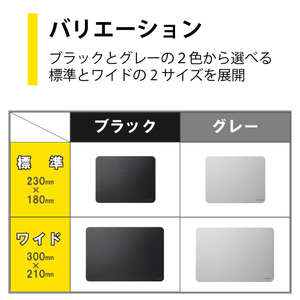 エレコム シンプルマウスパッド グレー MP-BF02GY-イメージ8