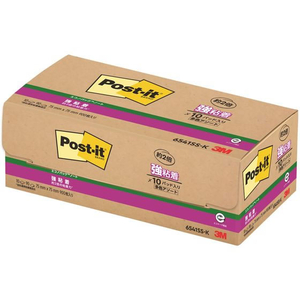 3M ポスト・イット ノート 強粘着 エコノパック 75×75mm パステル 4色 10冊 F891371-6541SS-K-イメージ3