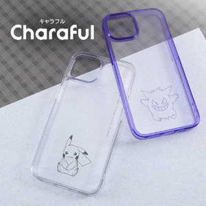 レイアウト iPhone 14/13用ハイブリッドケース Charaful ポケモン ピカチュウ RT-PP36UC/PK2M-イメージ2
