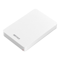 BUFFALO USB3．1(Gen．1)対応 耐衝撃ポータブルハードディスク(2TB) ホワイト HD-PGF2.0U3-BWHA