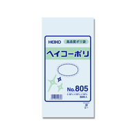 シモジマ ポリ袋 No.805 0.08×100×190mm 50枚 F894585-#6627500