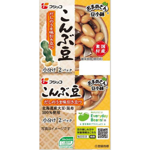 フジッコ おまめさん 豆小鉢 こんぶ豆 65g×2パック FC756SZ-イメージ2