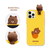 LINE FRIENDS iPhone 12 mini用フィギュア付きカラーソフトケース MACARON CHOCO KCE-CSB030-イメージ15