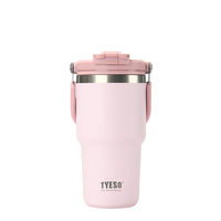 KOTANI金属工業 TYESO ポータブルタンブラー 600ml サクラピンク KT01-01022-202