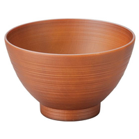 江部松商事 EBM/耐熱3.5寸 能登千筋汁椀 総ダークブラウン 1000141 FC179LS-6223820
