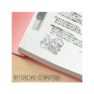 プラス 年組氏名フラットファイル A5タテ ピンク 10冊 FCA6386-79-538 NO041GA-イメージ5