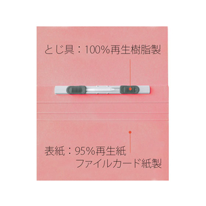 プラス 年組氏名フラットファイル A5タテ ピンク 10冊 FCA6386-79-538 NO041GA-イメージ8