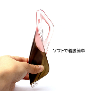 AKAN iPhone 16 Pro用ソフトクリアケース チョコストロベリー AK27028I16PR-イメージ6