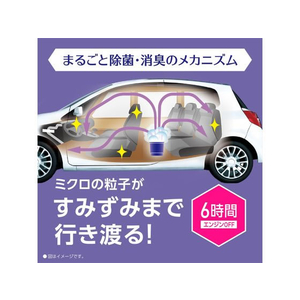 アース製薬 クルマのスッキーリ 車まるごと除菌・消臭 FCP4150-イメージ3