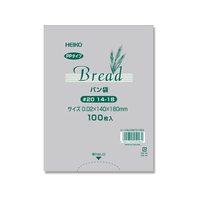 シモジマ ヘイコー PPパン袋 #20 14-18 100枚 FC045PV-006721554