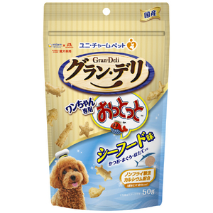 ユニ・チャーム グラン・デリ ワンちゃん専用おっとっと シーフード味(50g) GDｲﾇﾖｳｵﾂﾄﾂﾄｼ-ﾌ-ﾄﾞ50G-イメージ1