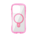 Ｈａｍｅｅ iPhone 16 Pro用MAGSYNQ強化ガラスクリアケース I FACE REFLECTIONNEO クリアピンク 41-980286