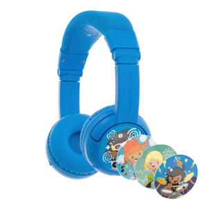 Onanoff キッズ用ヘッドホン BuddyPhones Play+ クールブルー BT-BP-PLAYP-BLUE-イメージ5