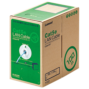 エレコム EU RoHS指令準拠 LANケーブル(Cat5e 単線) LD-CT2/LB100/RS-イメージ1
